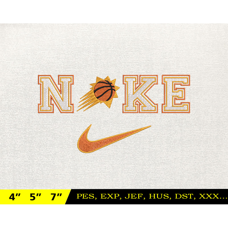 NIKE Phoenix Embroidery Design, NBA Basketball Embroidery Design, Machine Embroidery Design, NBA Team, Instant Download.jpg
