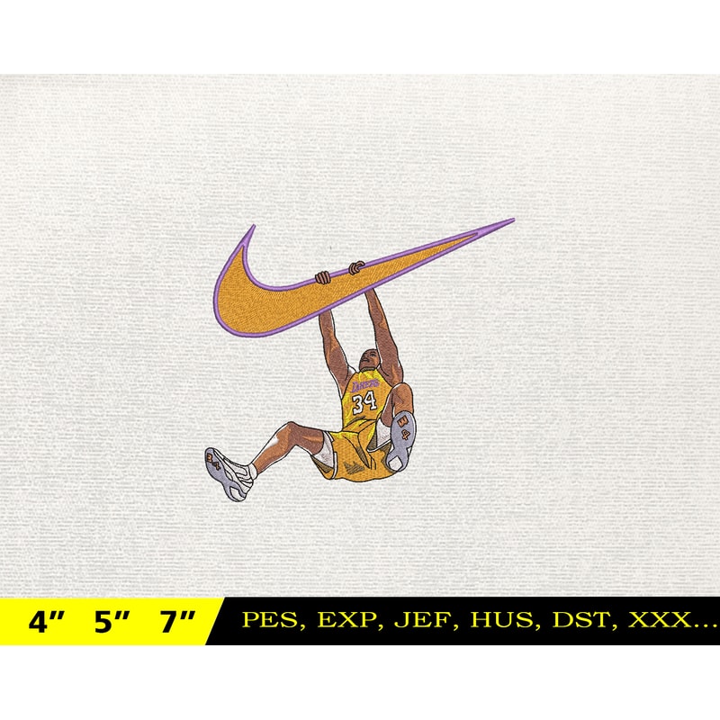 NIKE Shaq Embroidery Design, NBA Basketball Embroidery Design, Machine Embroidery Design, NBA Team , Instant Download.jpg