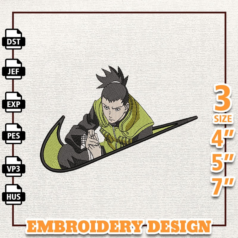Nike Shikamaru Anime Embroidery Design, Nike Anime Embroidery Design, Best Anime Embroidery Design, Instant Download.jpg