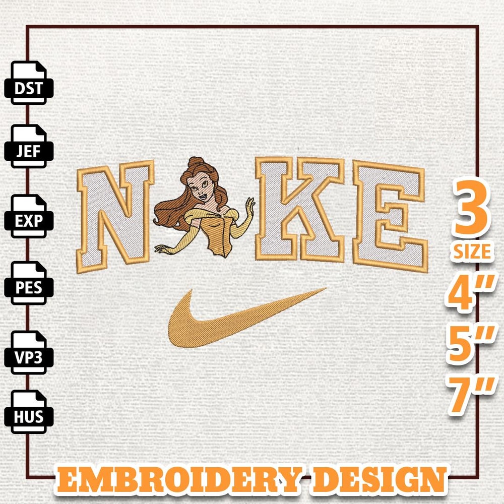 Nike Valentine Beauty Embroidery Design, Valentine Couple Nike Embroidery Design, Beauty and Beauty Movie Nike Embroider.jpg