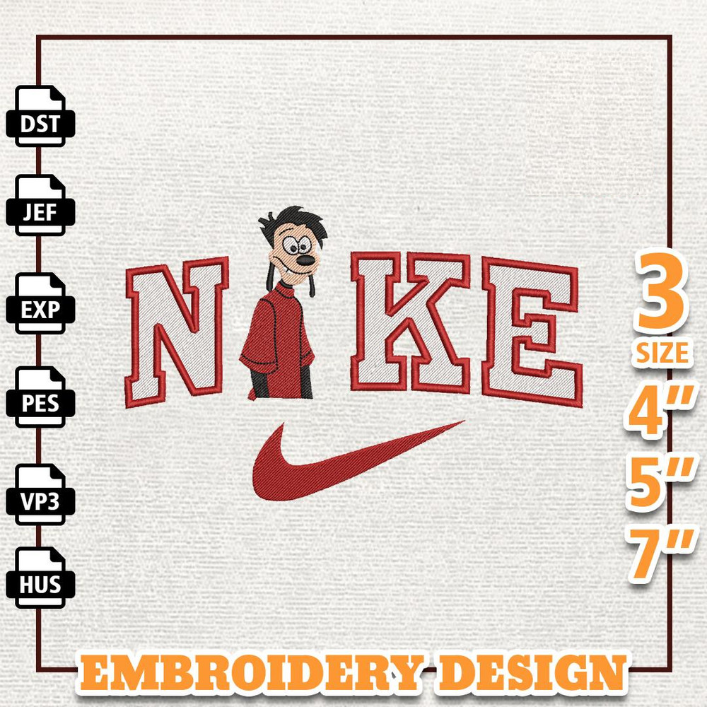Nike Valentine Max Goof Embroidery Design, Valentine Couple Nike Embroidery Design, Max Goof Movie Nike Embroidery File.jpg