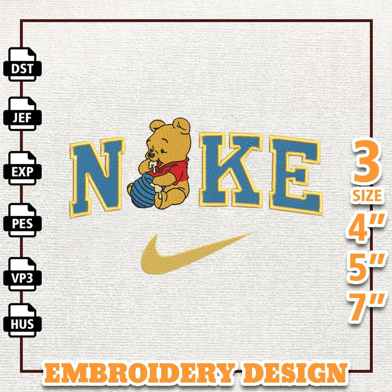 Nike Valentine Pooh Bear Embroidery Design, Valentine Couple Nike Embroidery Design, Pooh Bear Movie Nike Embroidery.jpg