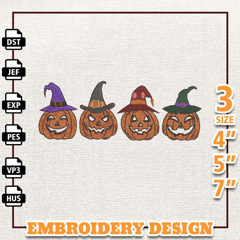 Pumpkin Face Pumpkin Halloween, Pumpkin Halloween Embroidery Design, Scary Pumpkin Embroidery Machine Design, Instant D.jpg