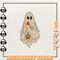 Retro Spooky Embroidery Design, Floral Spooky Embroidery Machine Design, Spooky Halloween Craft Embroidery File, Instant.jpg