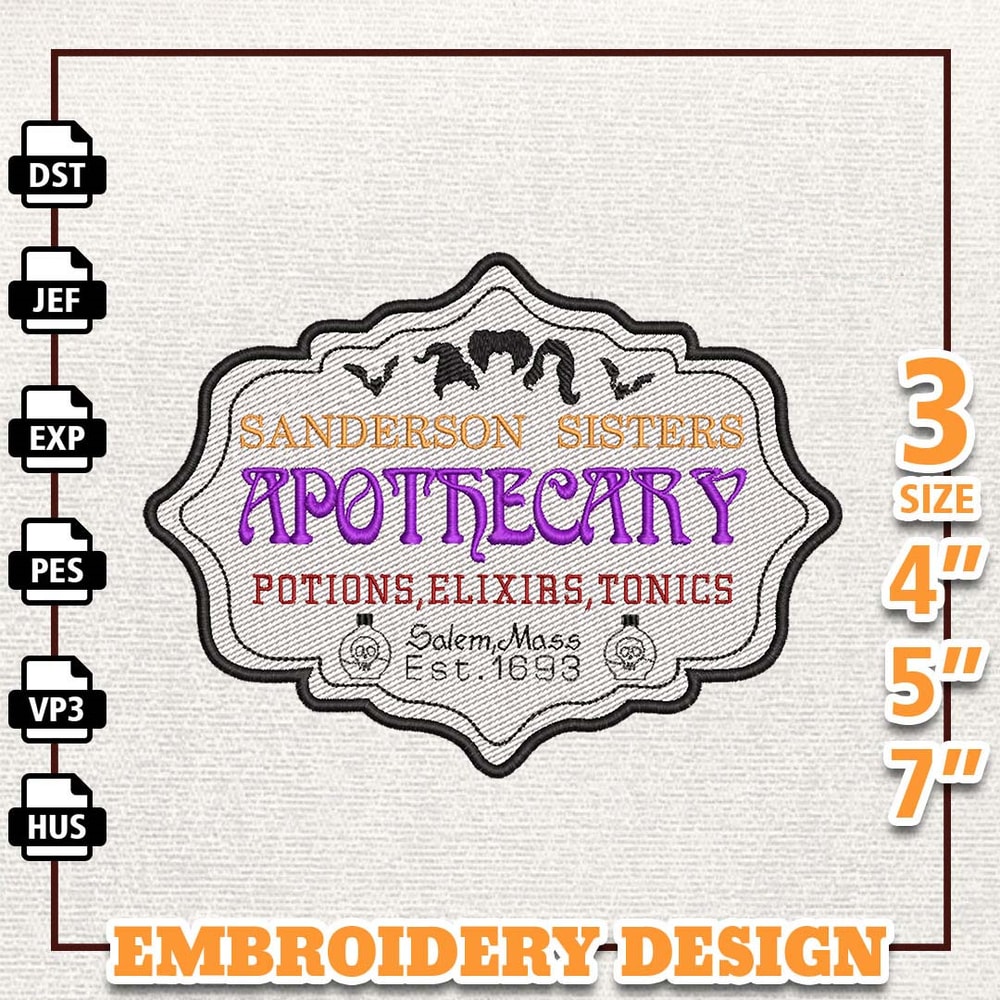 Sanderson Sisters 1993 Horror Halloween, Scream Halloween Movie Embroidery Design, Halloween Quotes Embroidery Machine F.jpg