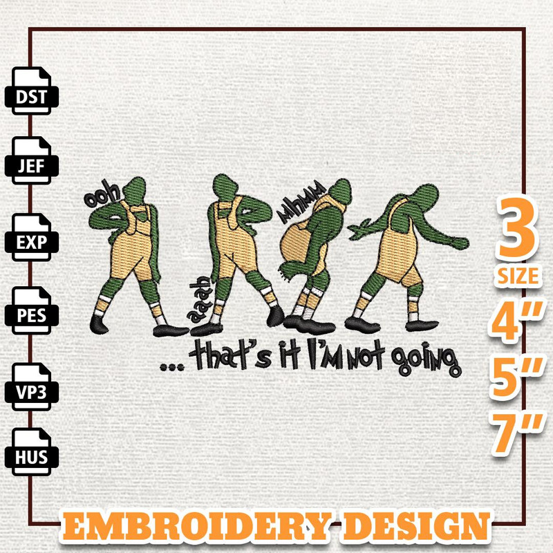 Thats It Im Not Going Embroidery Design, Happy Christmas Embroidery Design For Shirt, Instant Download.jpg