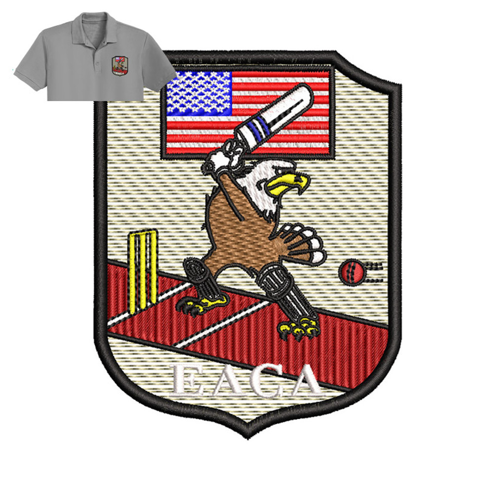American Bird patch Embroidery logo for Polo Shirt..jpg