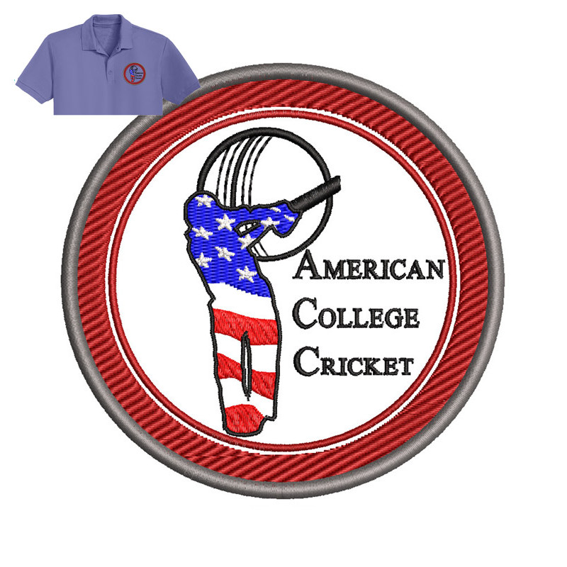 American College Embroidery logo for Polo Shirt..jpg