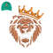 Angry King Lion Embroidery logo for Cap..jpg
