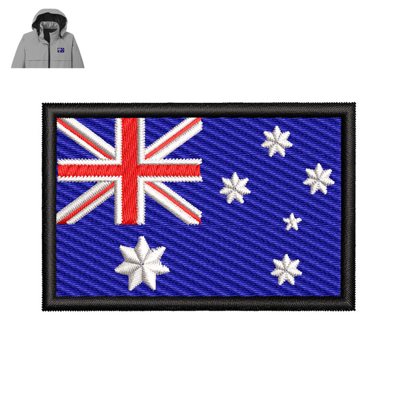 Australia Flag Patch Embroidery logo for Jacket..jpg