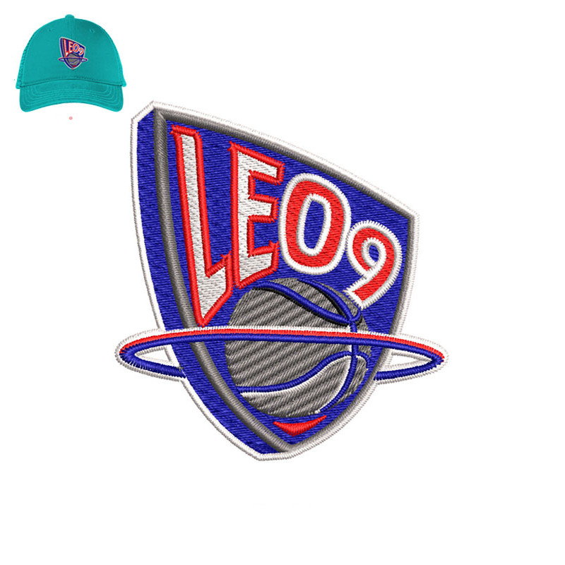 Basket Ball Embroidery logo for Cap..jpg