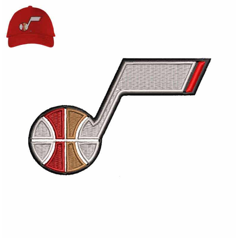 Basketball Music 3d puff Embroidery logo for Cap ..jpg