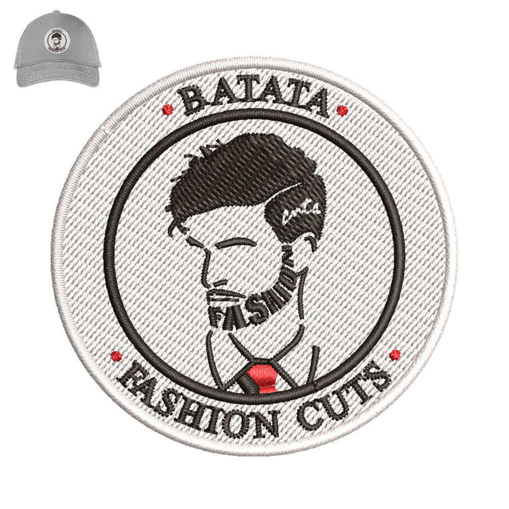 Batata Fashion Cuts Embroidery logo for Cap..jpg