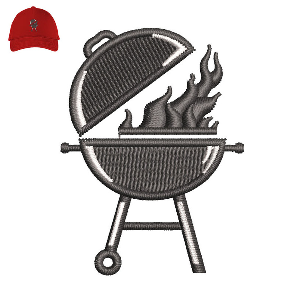 BBQ Grill Icon Embroidery logo for Cap..png