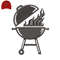 BBQ Grill Icon Embroidery logo for Cap..png