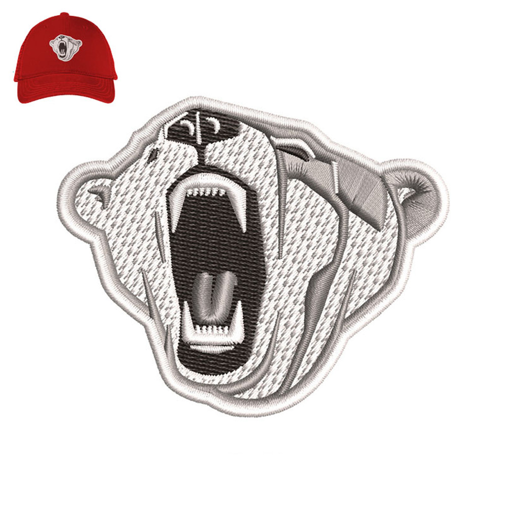 Bear Head Embroidery logo for Cap..png