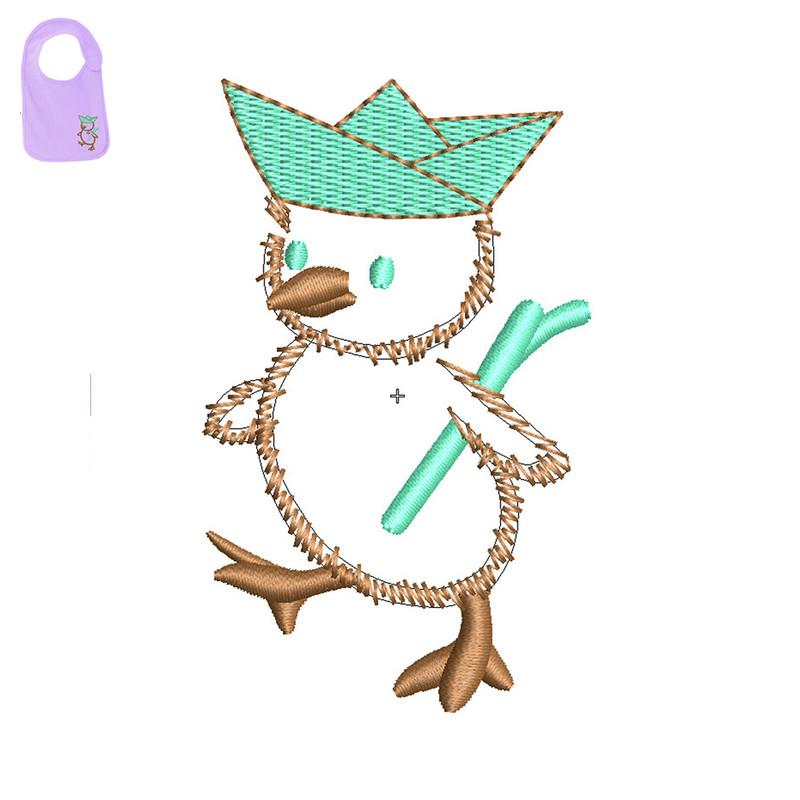 Best Birds Embroidery logo for Baby Bib ..jpg