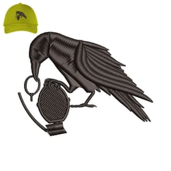 best crow embroidery logo for cap,logo embroidery, embroidery design, logo nike embroidery
