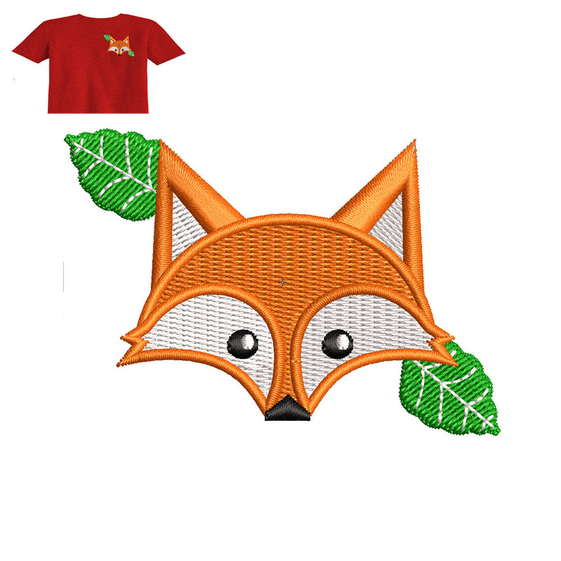 Best Embroidery Fox logo for T-Shirt..jpg