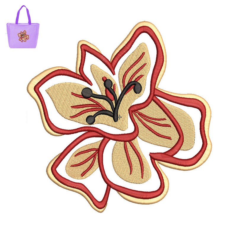 Best Flower Embroidery logo for Bag ..jpg