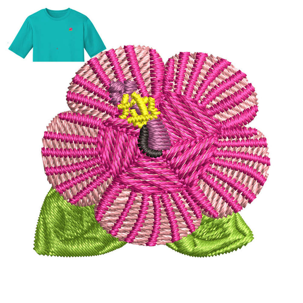 Best Flower Embroidery logo for T-Shirt..jpg
