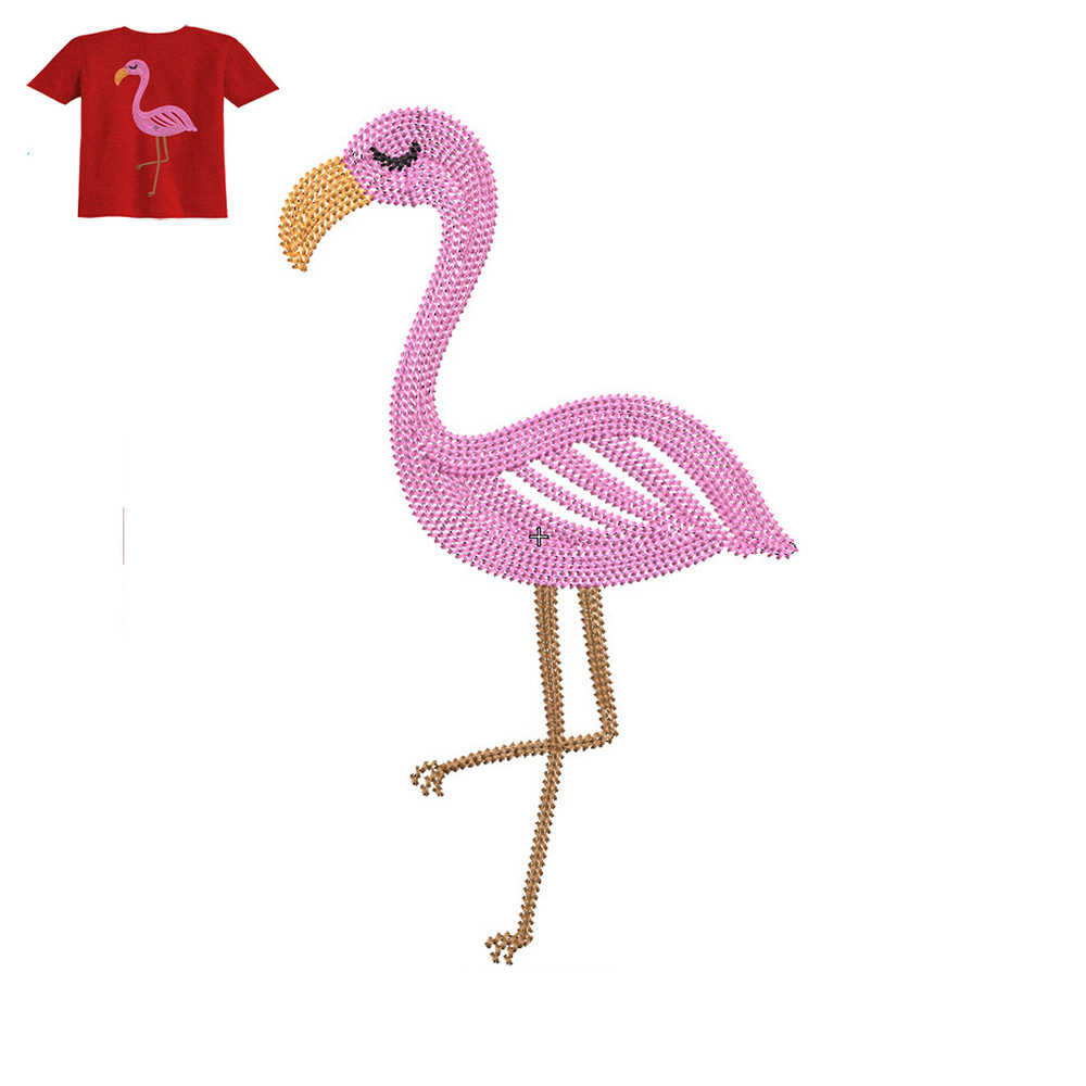 Best Heron Embroidery Logo For Baby T-Shirt..jpg