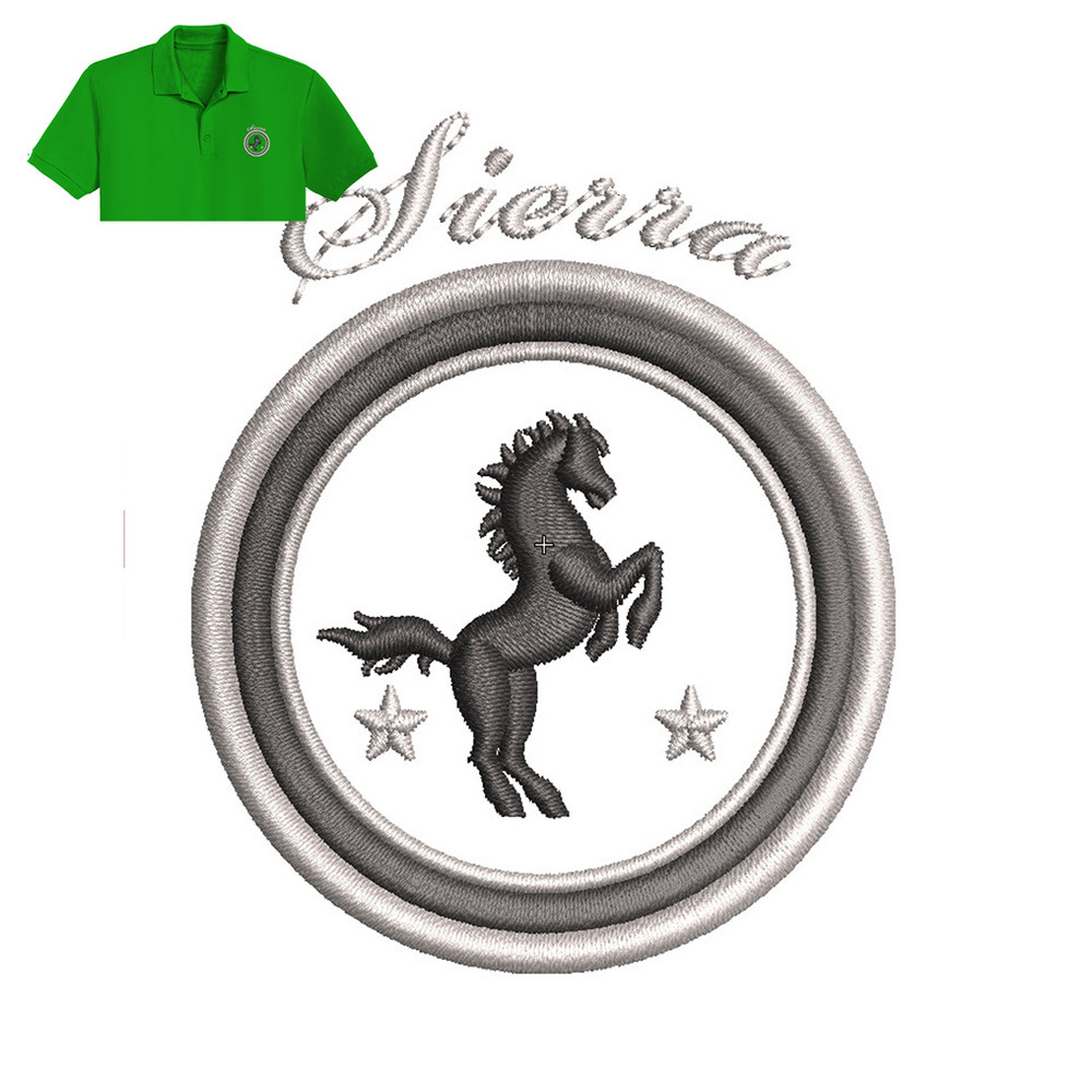 Best Horse Embroidery Logo For polo shirt..jpg