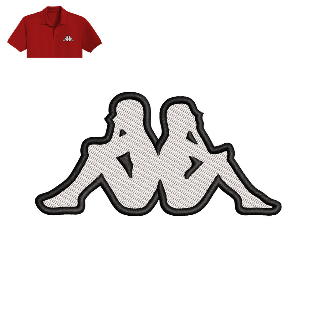 Best Kappa Embroidery logo for Polo Shirt..jpg