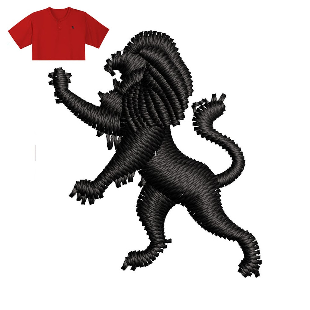 Best Lion Embroidery logo for Jacket ..jpg