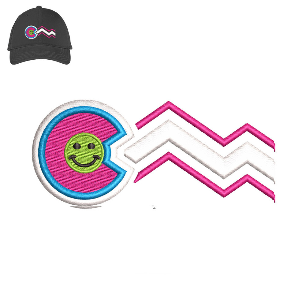 Best smile Embroidery logo for Cap ..jpg