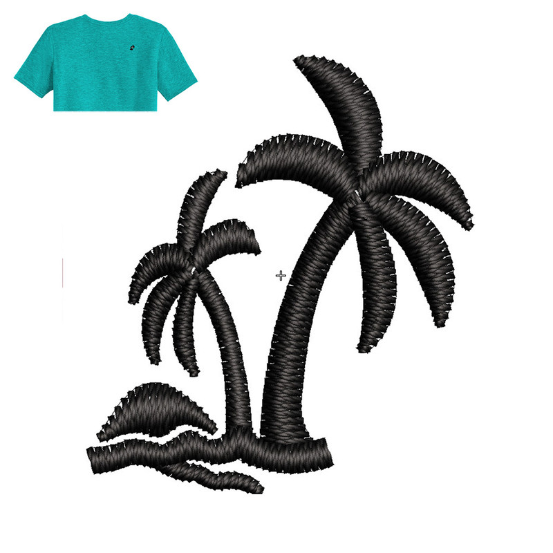 Best Tree Embroidery Logo For T-Shirt. 1.jpg