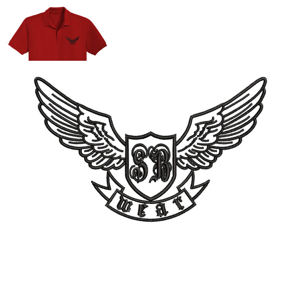 Black Owl Embroidery logo for Polo Shirt..jpg