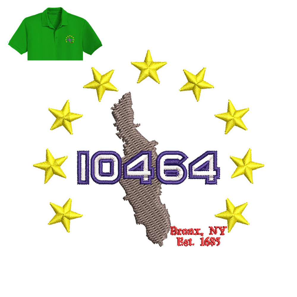 Bronx NY Embroidery logo for Polo Shirt..jpg