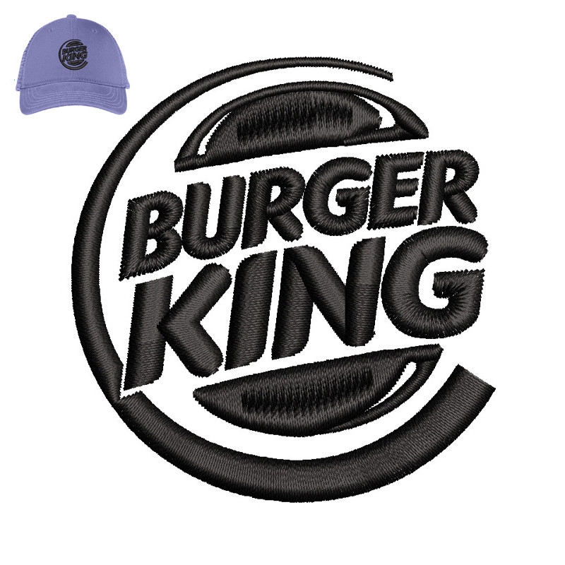 Burger King Embroidery logo for Cap..jpg