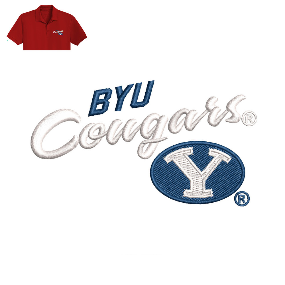 Bye Cougars Embroidery logo for Polo Shirt ..jpg