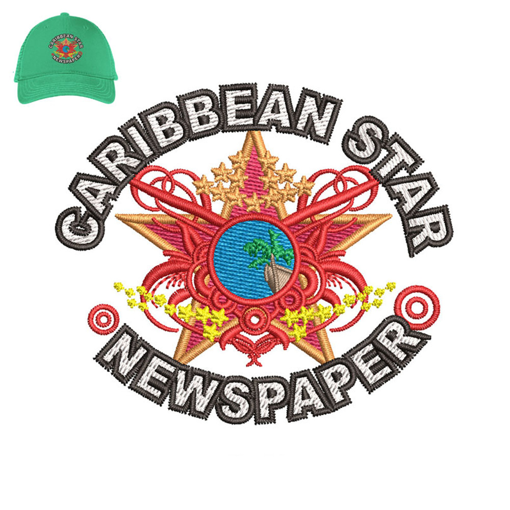 Caribbean Star Embroidery logo for Cap..jpg