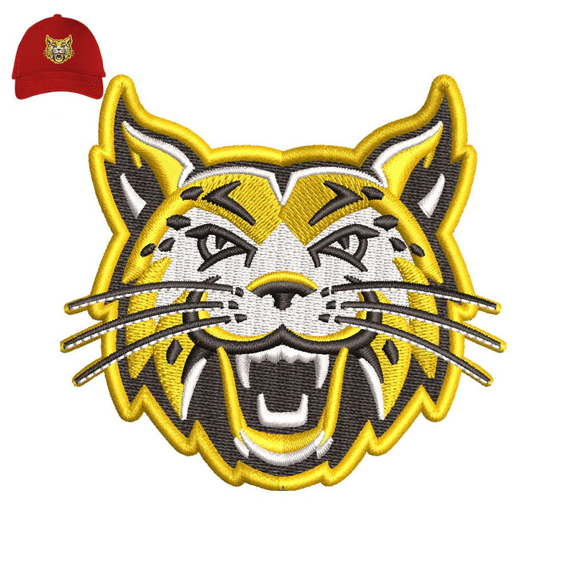 Cat 3d puff Embroidery logo for Cap ..jpg