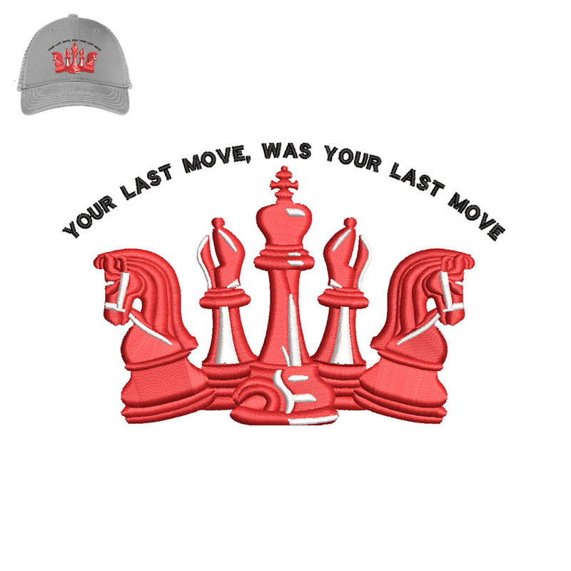 Chess bead Embroidery logo for Cap ..jpg