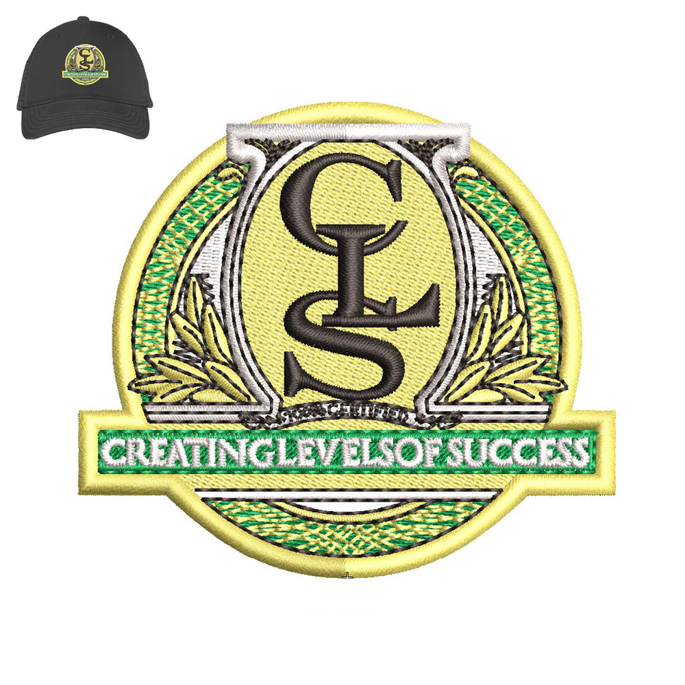 CLS 3d puff Embroidery logo for Cap ..jpg