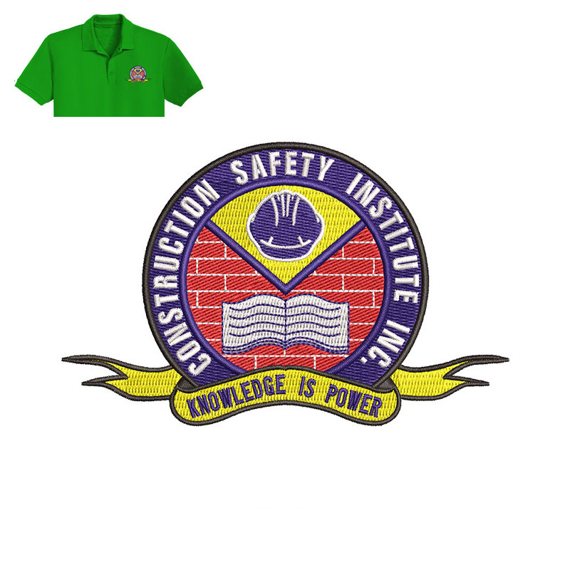 Construction Safety Embroidery logo for Polo Shirt..jpg