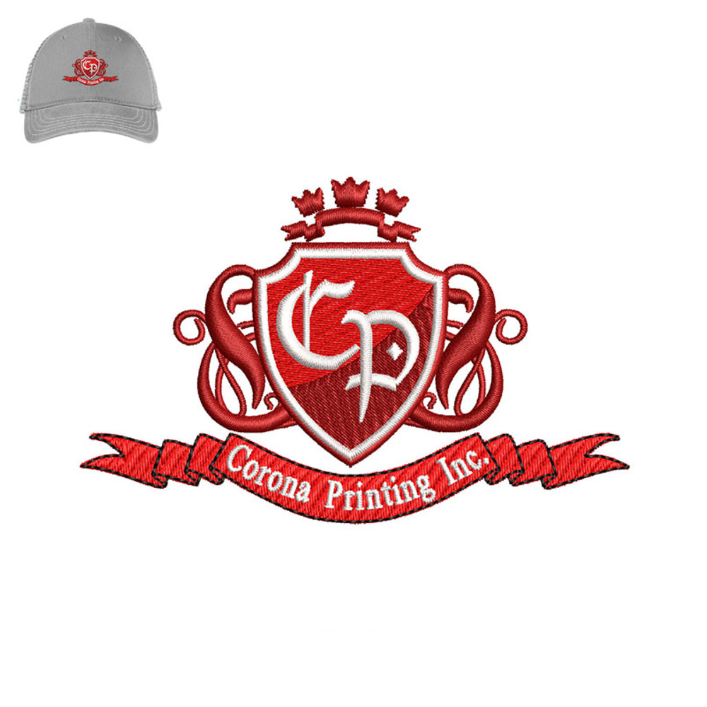Corona Printing Embroidery logo for Cap..jpg