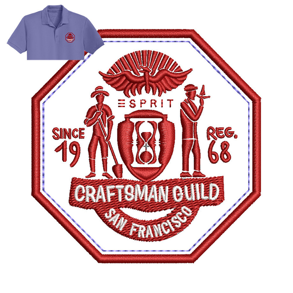Craftsman Guild Embroidery Logo For Polo Shirt..jpg