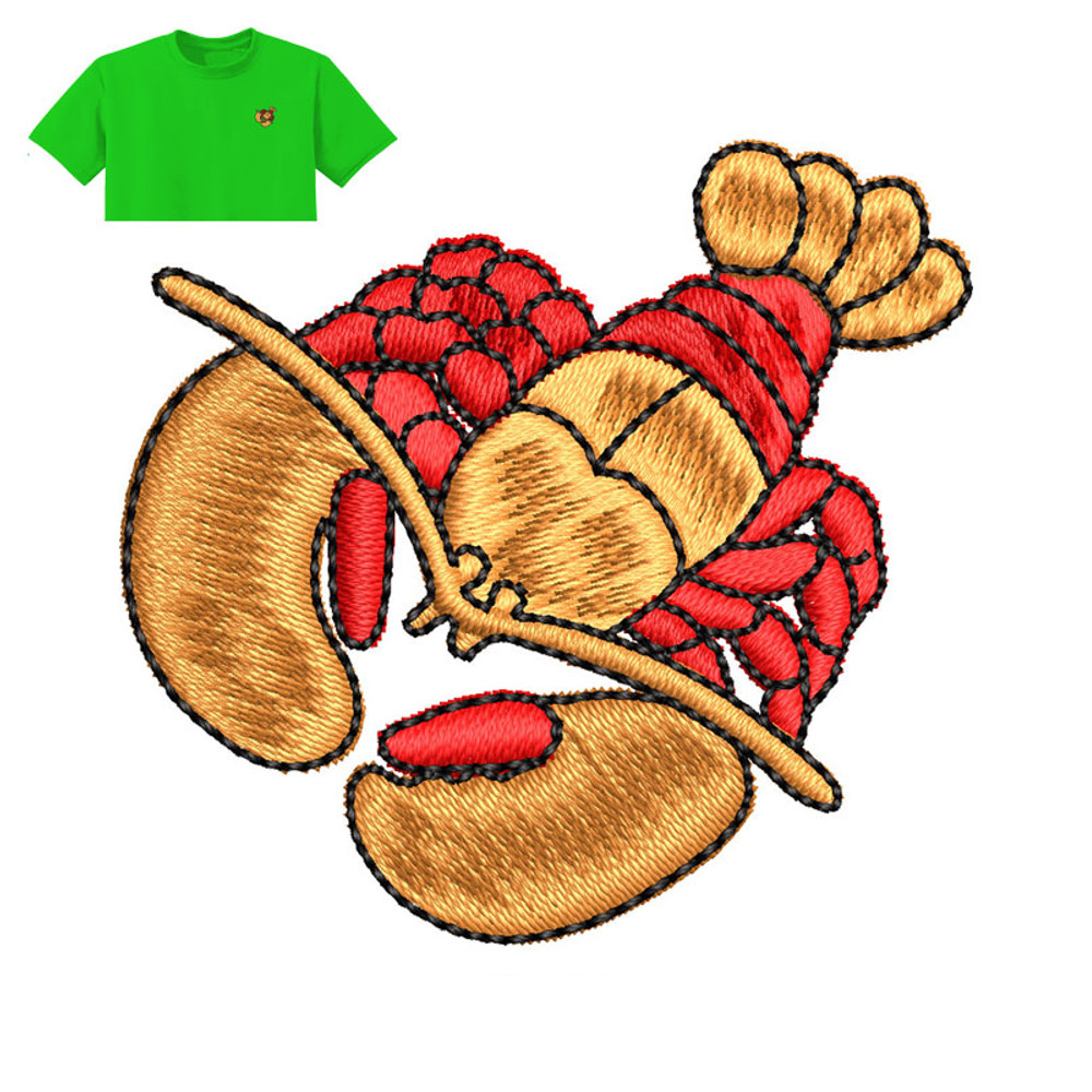 Crayfish Embroidery logo for t Shirt..jpg
