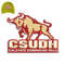 Csudh bull 3d puff Embroidery logo for Cap..jpg