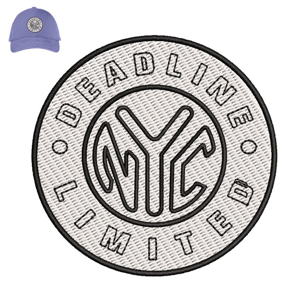 Deadline Limited Embroidery logo for Cap..jpg