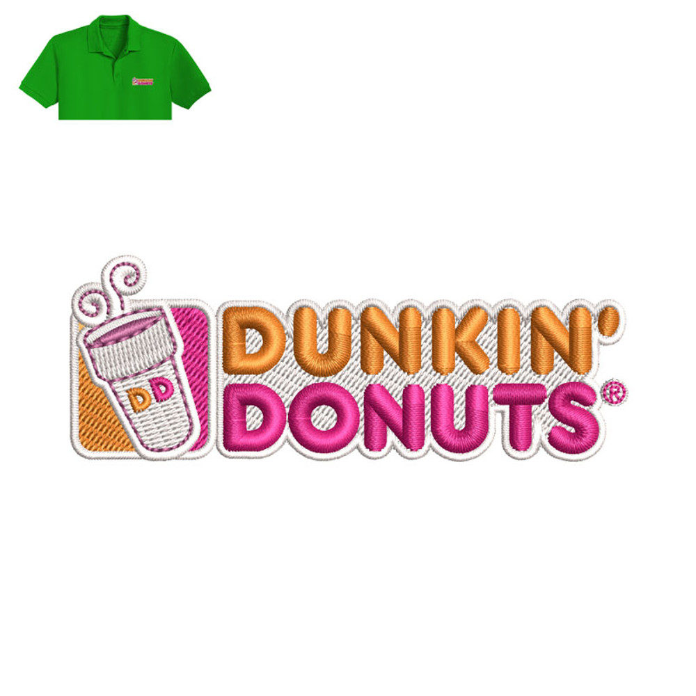 Dunkin Donuts Embroidery logo for Polo Shirt..jpg