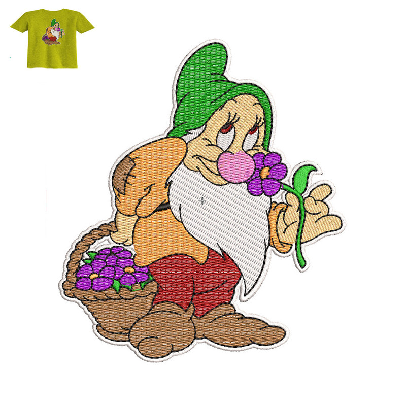 Dwarf Bashful Embroidery logo for Baby T-Shirt ..jpg