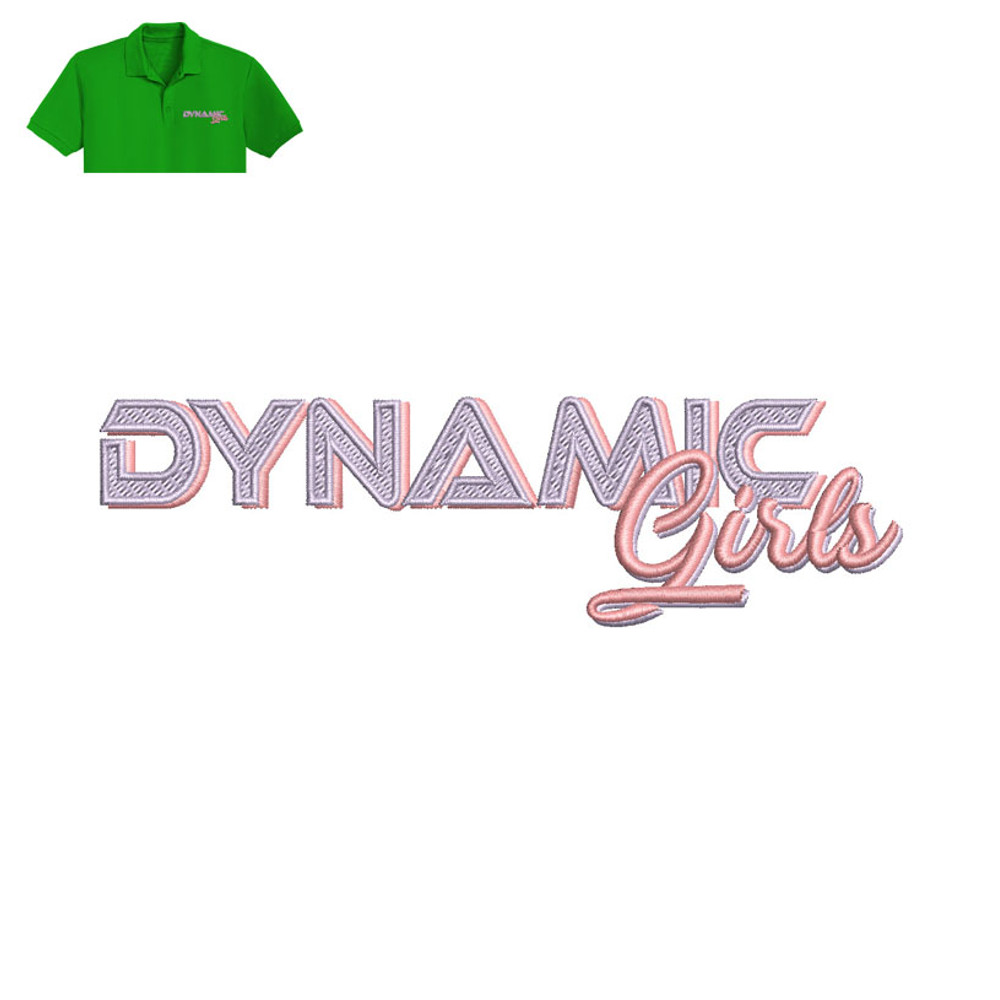 Dynamic Girls Embroidery logo for Polo Shirt..jpg