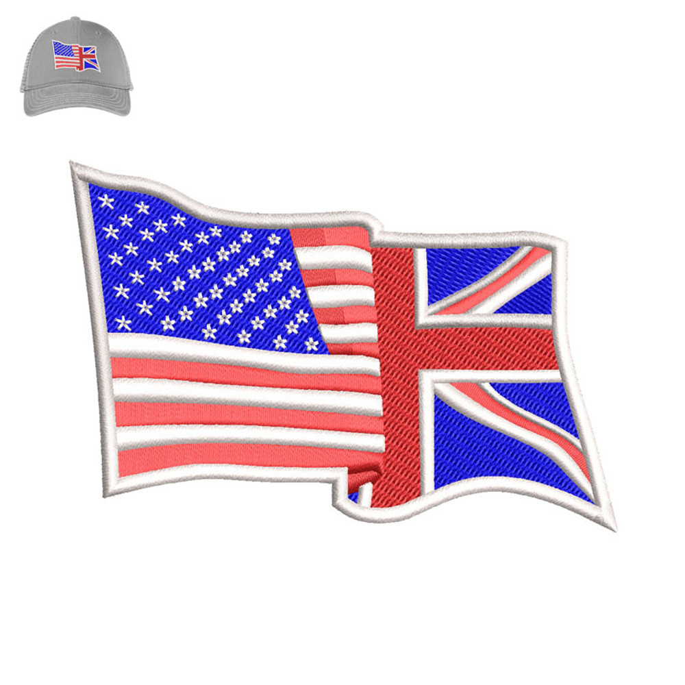 English Language Flag 3d Puff Embroidery logo for Cap..jpg