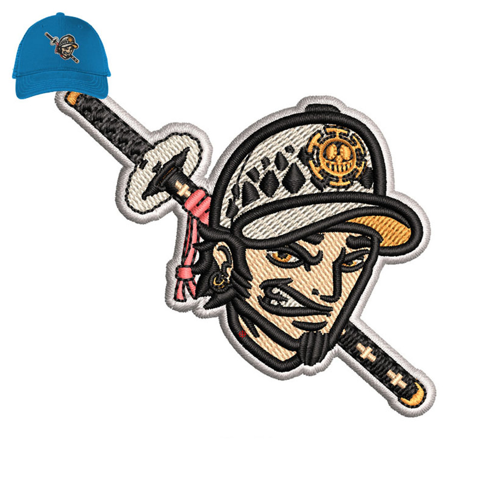 Fighter Man Embroidery logo for Cap..jpg